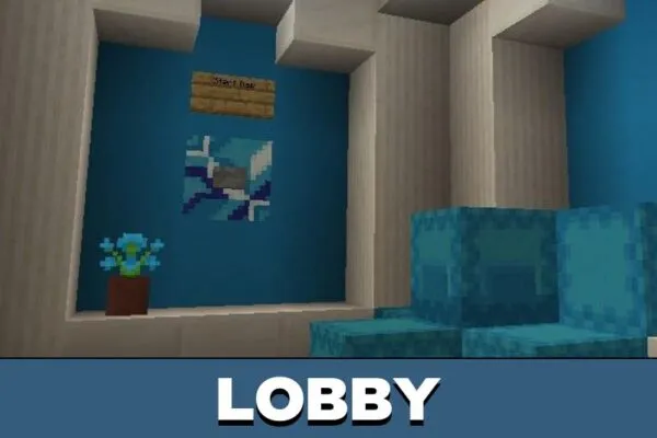 Lobby from Oceanic Parkour Map for Minecraft PE