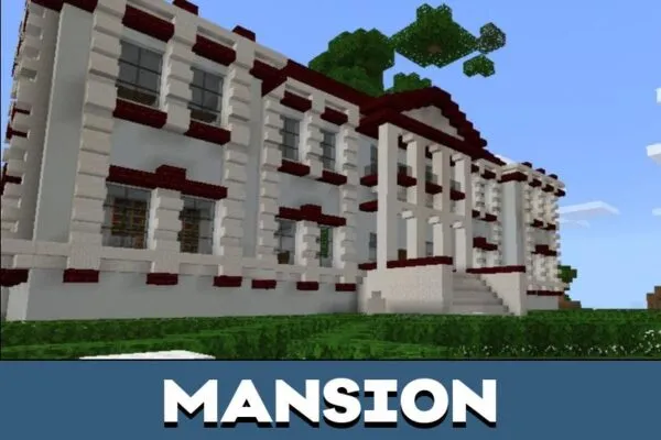 Mansion from Structures in One Click Mod for Minecraft PE