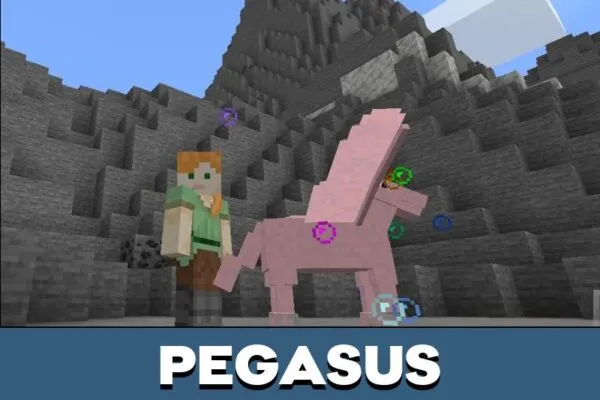 Pegasus from Unicorn Mod for Minecraft PE