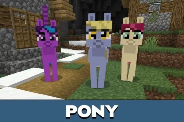 Pony from Pegasus Mod for Minecraft PE