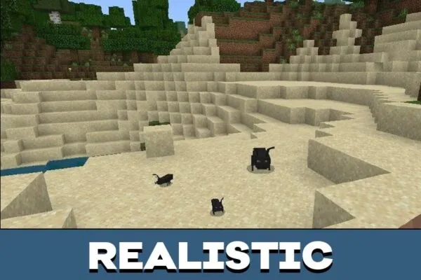 Realistic mobs from Ant Mod for Minecraft PE