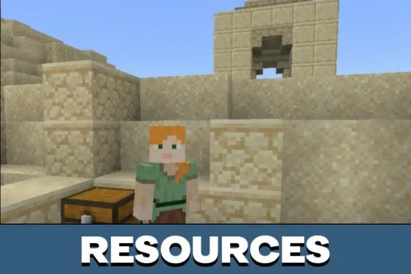 Resources from Egypt Map for Minecraft PE