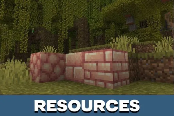 Resources from Gold Mod for Minecraft PE