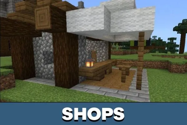 Shops from City Mod for Minecraft PE