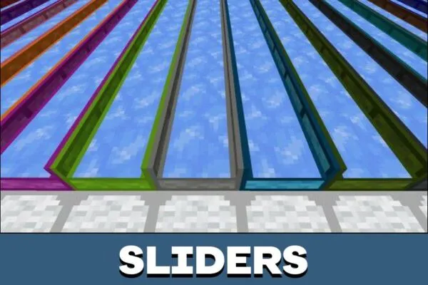 Sliders from Trampoline Mod for Minecraft PE