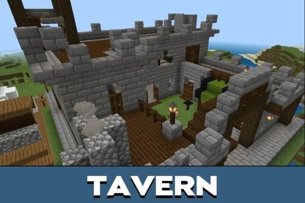 Tavern from City Mod for Minecraft PE