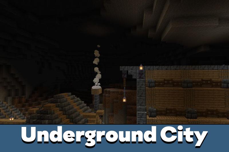 minecraft underground base map