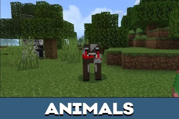 Animals from Walking Dead Mod for Minecraft PE