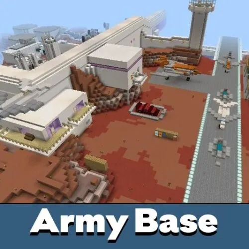 Army Base Map for Minecraft PE