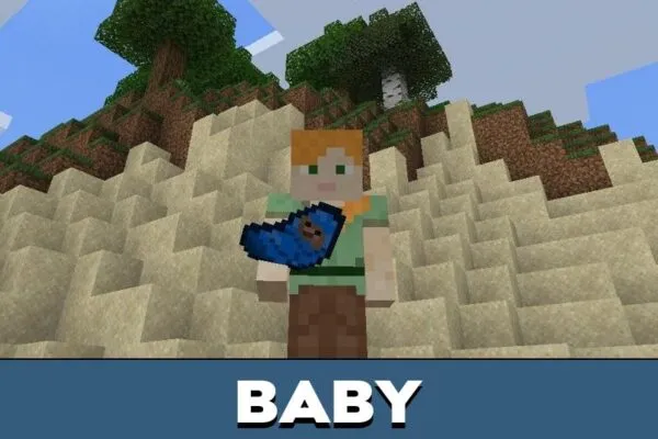 Baby from Sims Mod for Minecraft PE