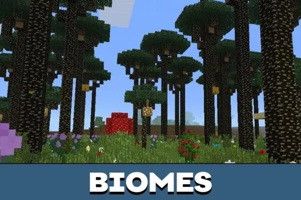 Biomes from Twilight Forest Mod for Minecraft PE