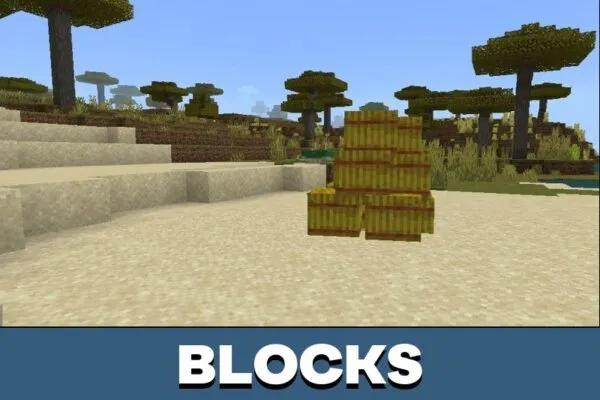 Blocks from Assassin Mod for Minecraft PE