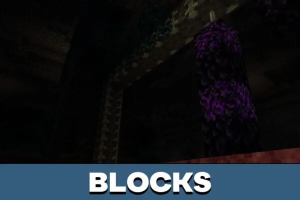 Blocks from Deep Dark City Map for Minecraft PE