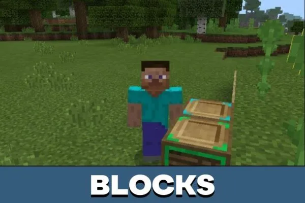 Blocks from Plant Mod for Minecraft PE