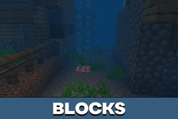 Blocks from Underwater City Map for Minecraft PE