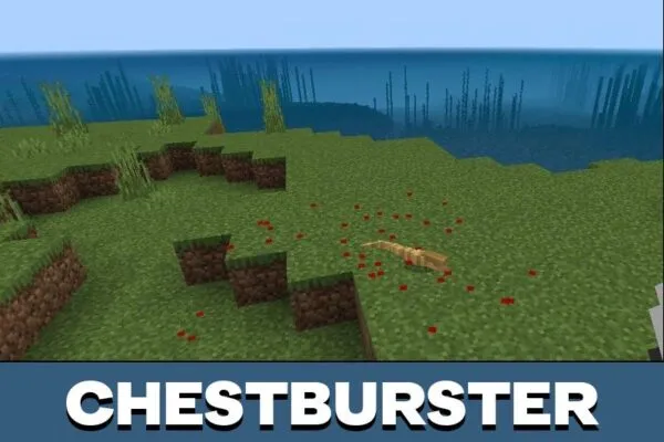 Chestburster from Xenocraft Mod for Minecraft PE