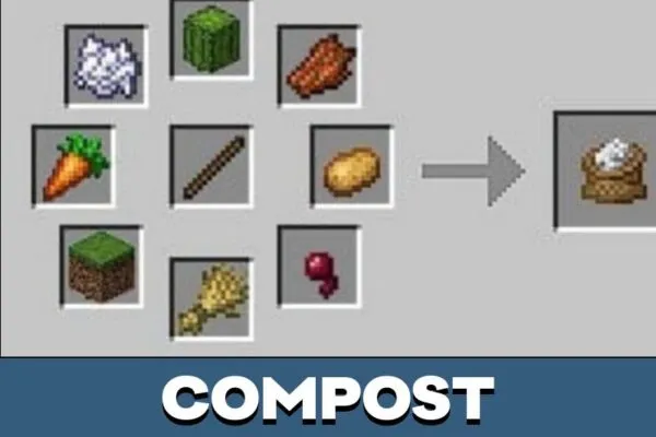 Compost from Education Edition Mod for Minecraft PE