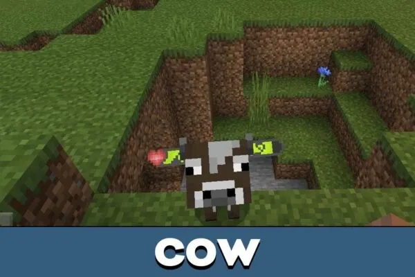 Cow from Damage Indicators Mod for Minecraft PE