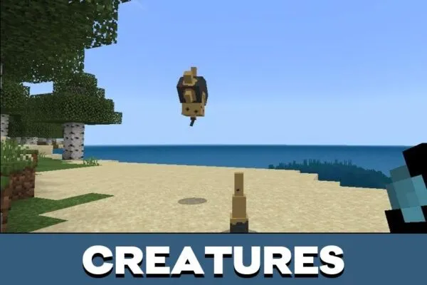 Creatures from Crazy Craft Mod for Minecraft PE