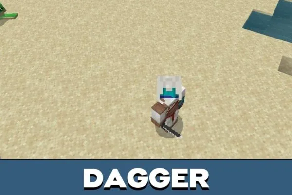 Dagger from Assassin Mod for Minecraft PE