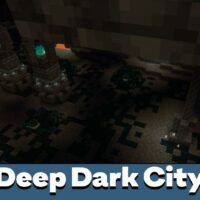 Deep Dark City Map for Minecraft PE