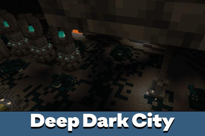 Download Deep Dark City Map for Minecraft PE - Deep Dark City Map for MCPE