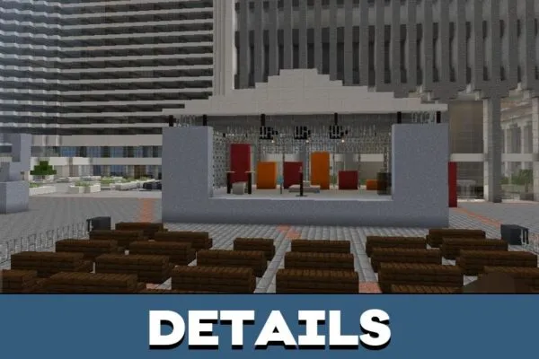 Details from Twin Towers Map for Minecraft PE