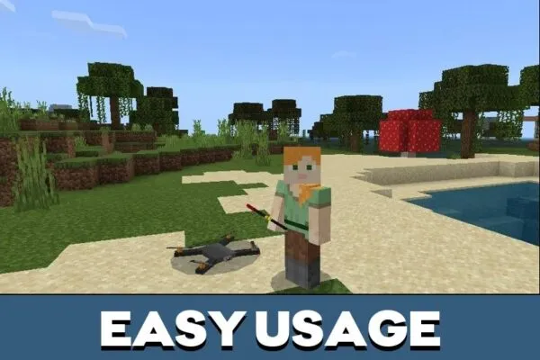 Easy Usage from Drone Mod for Minecraft PE