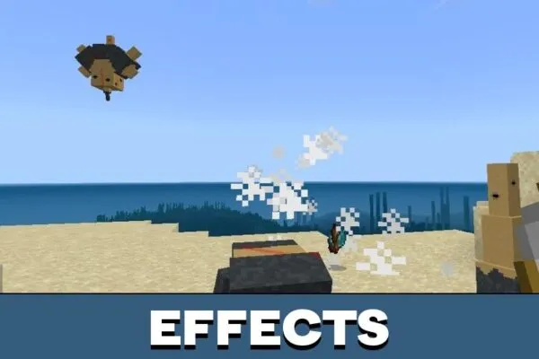 Effects from Crazy Craft Mod for Minecraft PE