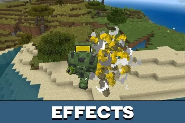 Effects from Halo Mod for Minecraft PE