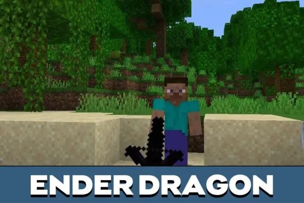 Ender Dragon weapon from Crossbow Mod for Minecraft PE