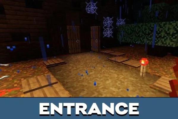 Entrance from Haunted House Map for Minecraft PE