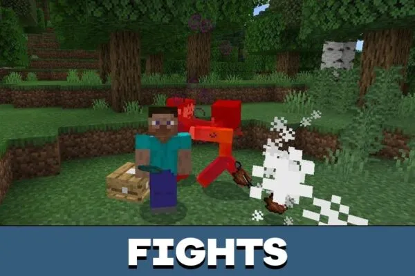 Fights from Project Walker Mod for Minecraft PE