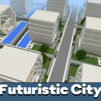 Futuristic City Map for Minecraft PE