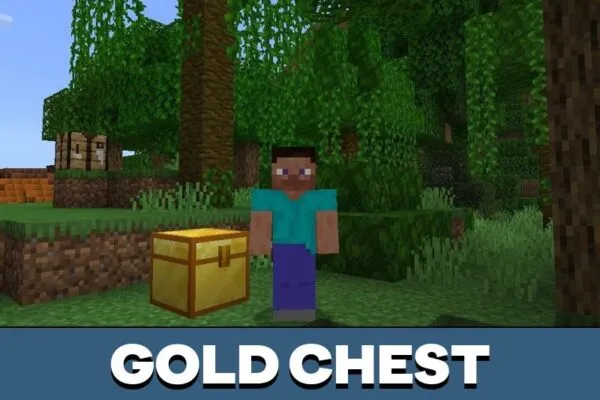 Gold Item from Iron Chests Mod for Minecraft PE