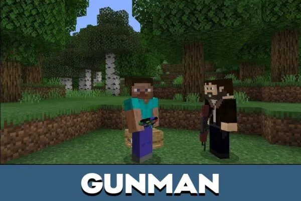 Gunman from Project Walker Mod for Minecraft PE