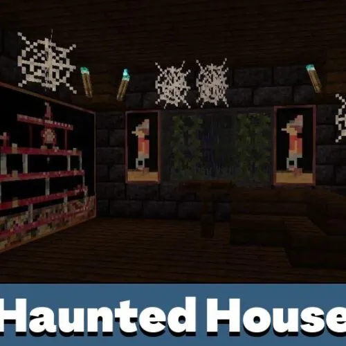 Haunted House map for Minecraft PE