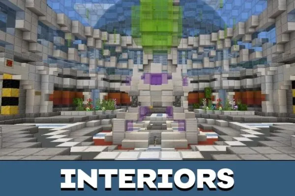 Interiors from DanTDM Map for Minecraft PE