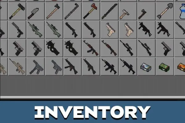 Inventory from Project Walker Mod for Minecraft PE