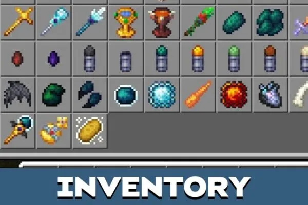 Inventory from Reliquary Mod for Minecraft PE