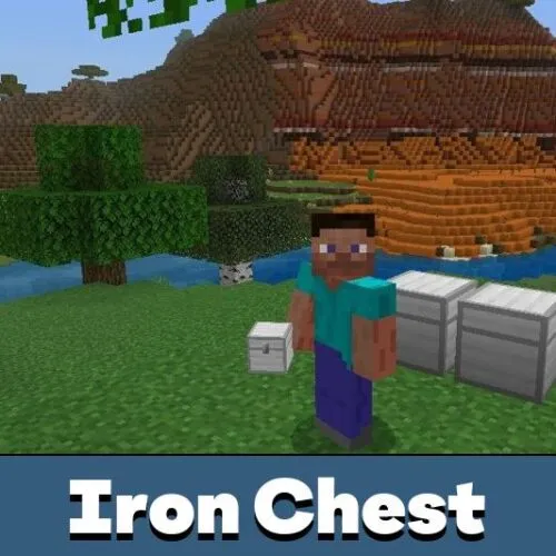 Iron Chests Mod for Minecraft PE