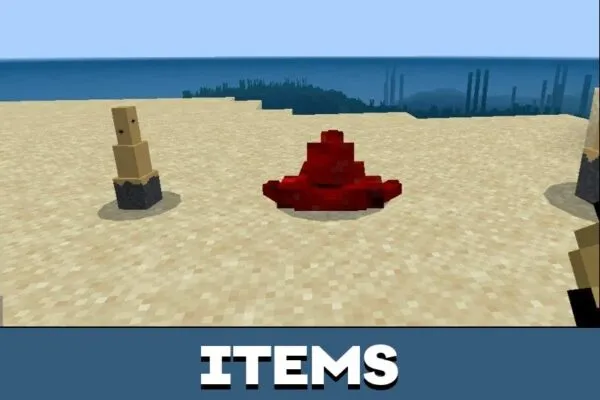 Items from Crazy Craft Mod for Minecraft PE