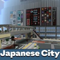 Japanese City Map for Minecraft PE