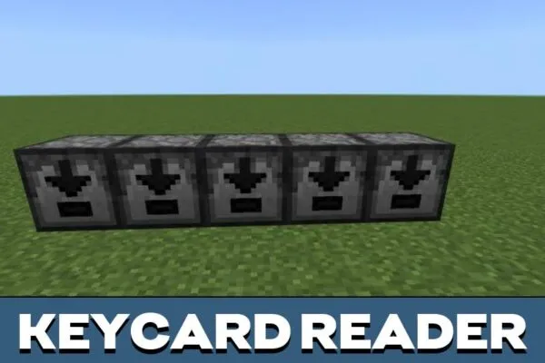 Keycard Reader from Security Craft Mod for Minecraft PE