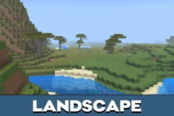 Landscape from Optifine Texture Pack for Minecraft PE