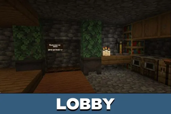 Lobby from Deep Dark City Map for Minecraft PE