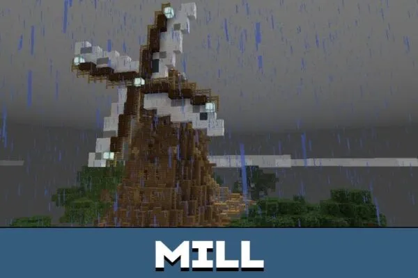 Mill from Steampunk City Map for Minecraft PE