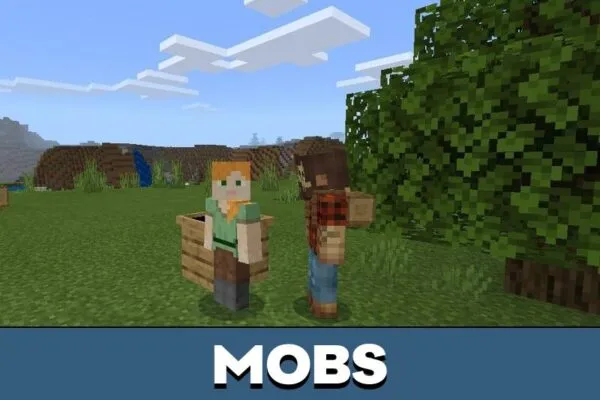 Mobs from Tree Chopper Mod for Minecraft PE