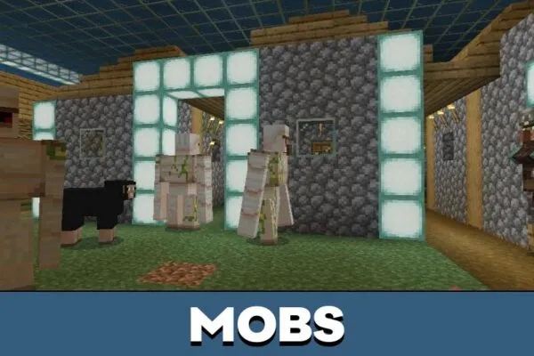 Mobs from Underwater City Map for Minecraft PE