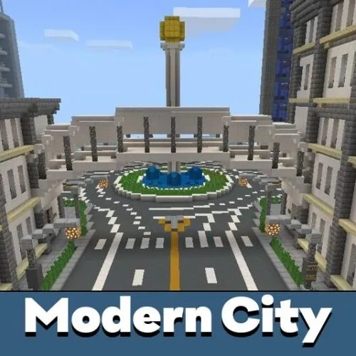 Modern City Map for Minecraft PE